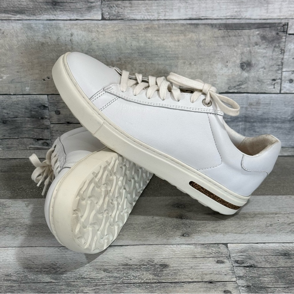 BIRKENSTOCK Bend Low Leather Sneaker - White - Size - 6-6.5 .US / 37 .EU